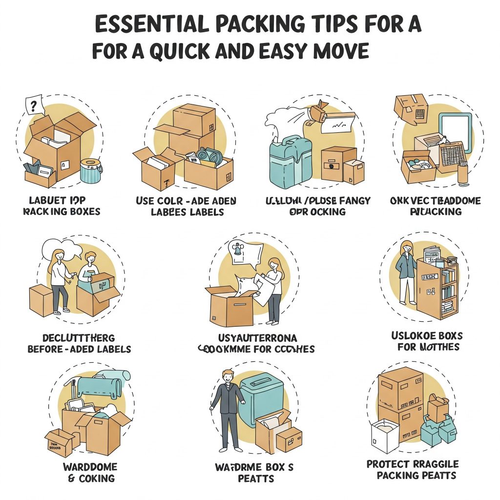 Essential Packing Tips for a Quick and Easy Move